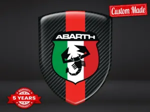 Fiat Abarth Stickers Porte Auto Durable Pro Max Stylé Moderne